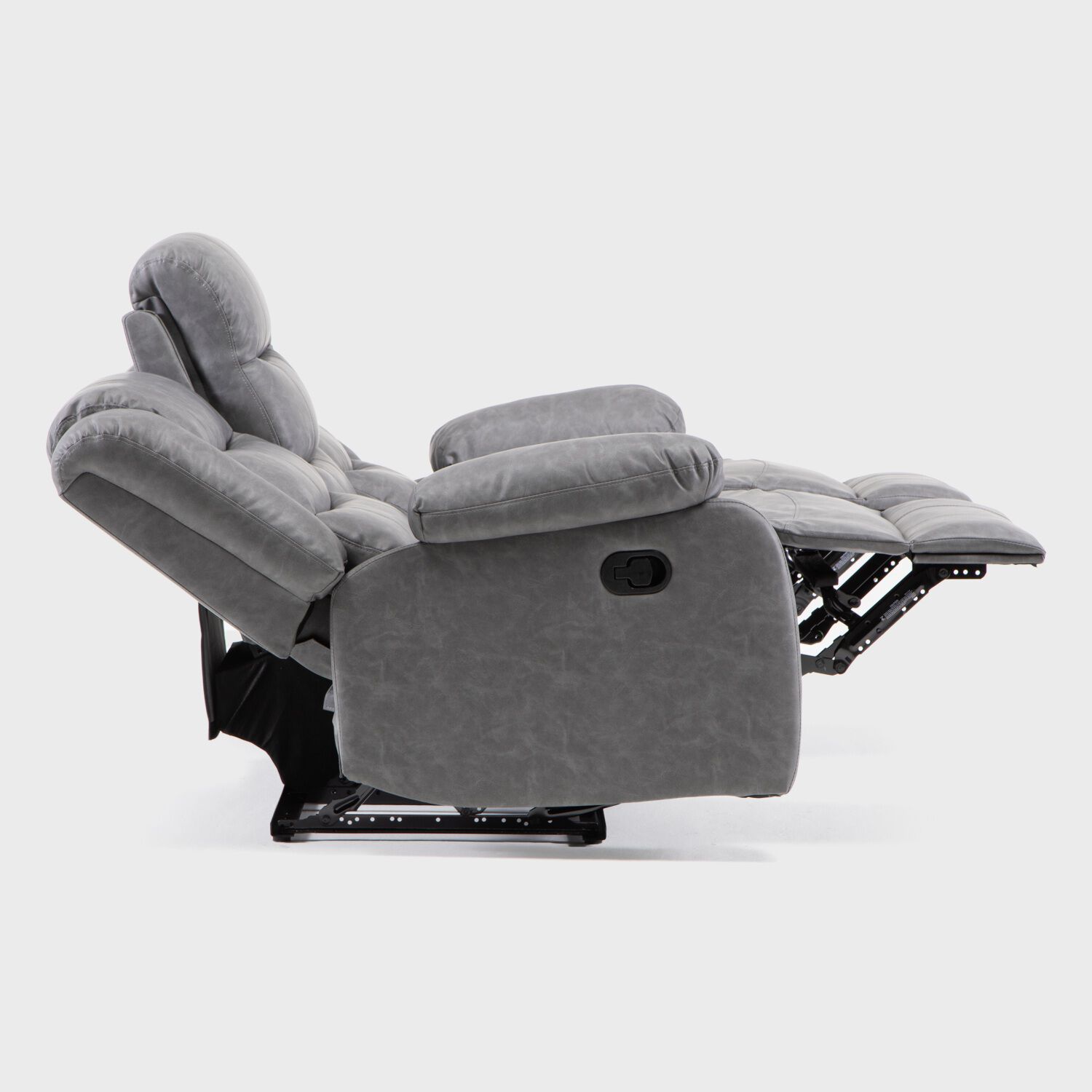 Sof&aacute; 3 Cuerpos Reclinable Moderno Roma Km060s image number 4.0