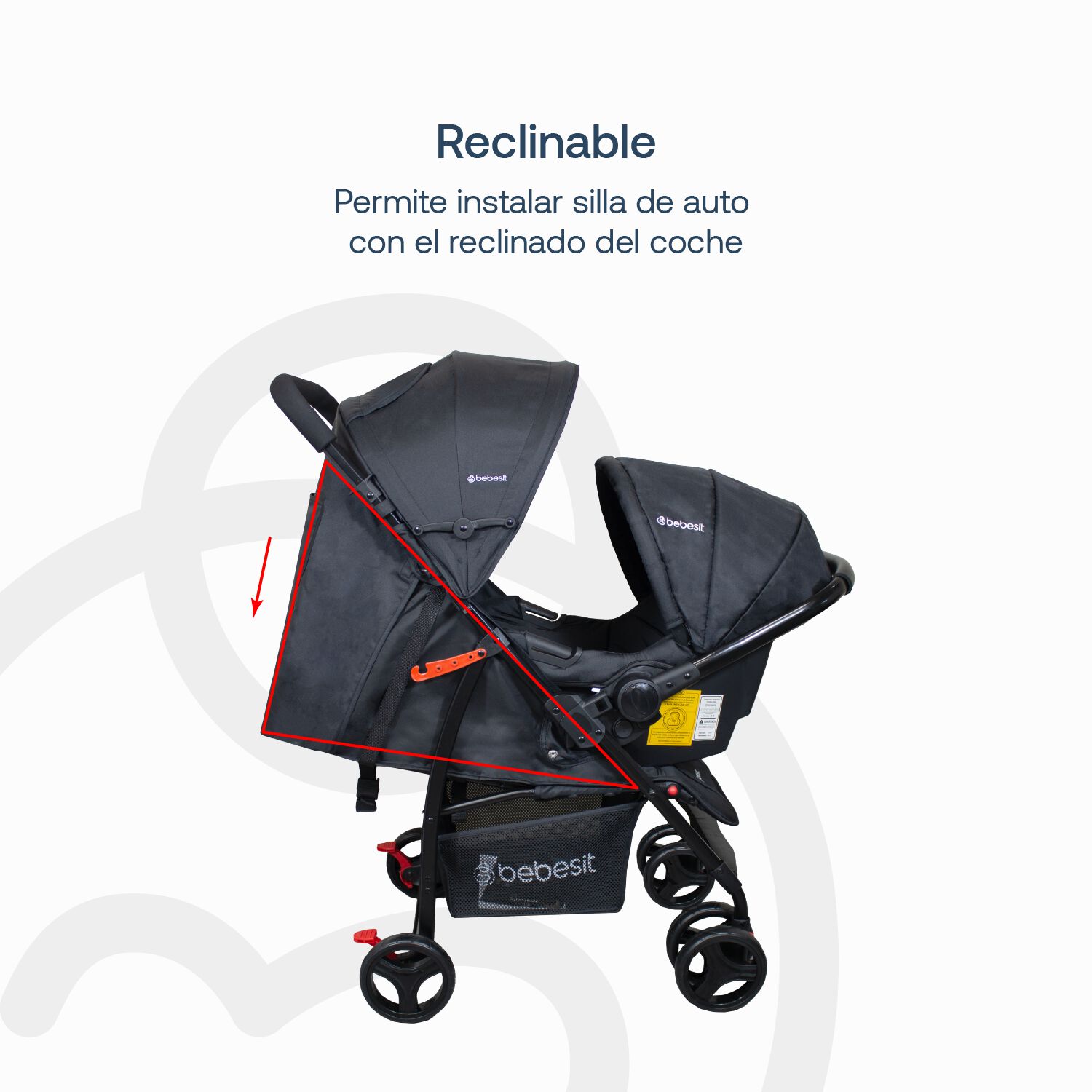 Coche Travel System Summer Negro image number 7.0