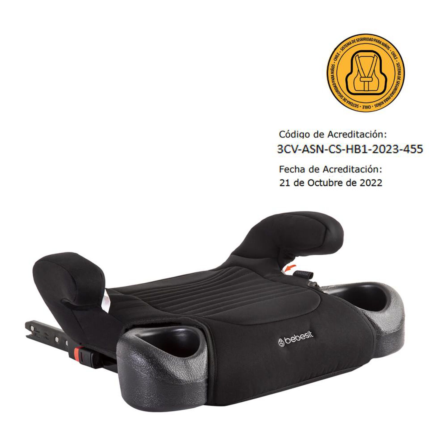 Alzador Bebesit Isofix Negro image number 6.0