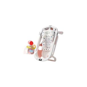 Ba&ntilde;era Plegable Con Coj&iacute;n Y M&aacute;s Accesorios Rosada Lubabycas