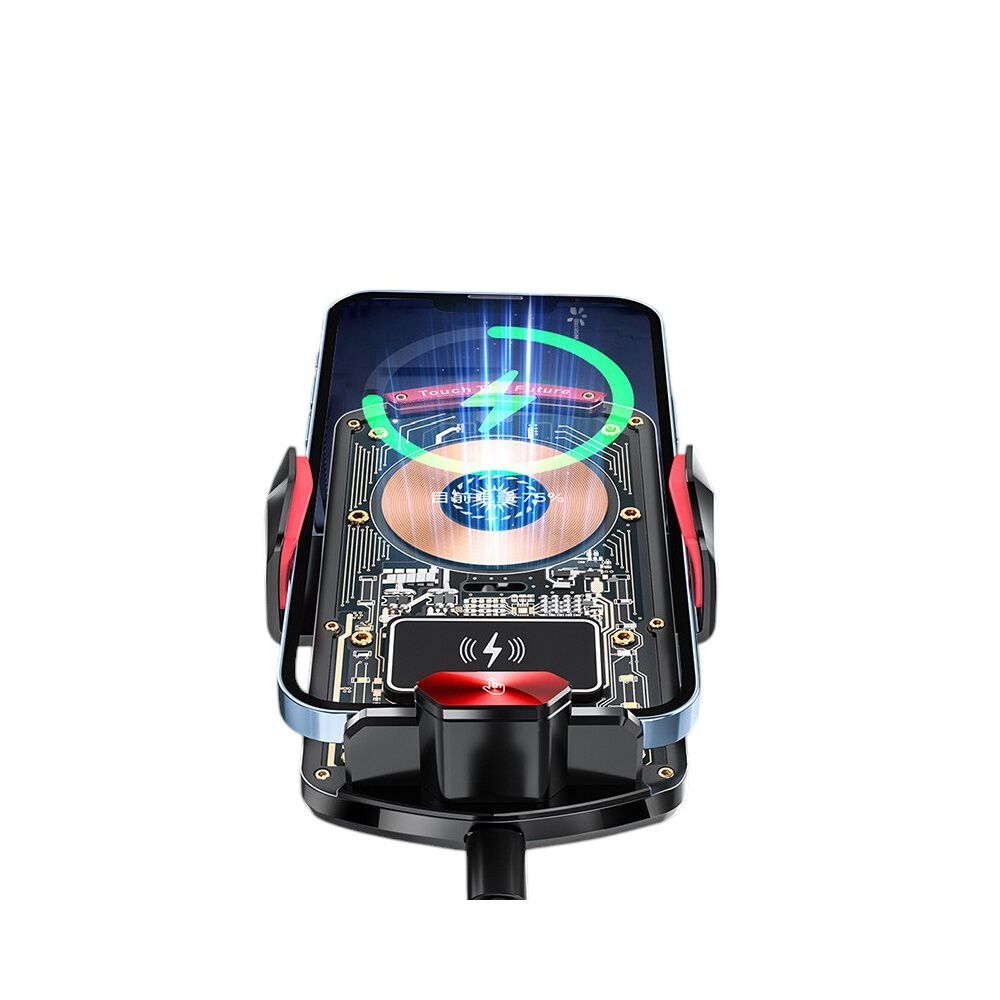 Soporte De Celular Para Auto Con Cargador Inalambrico image number 3.0