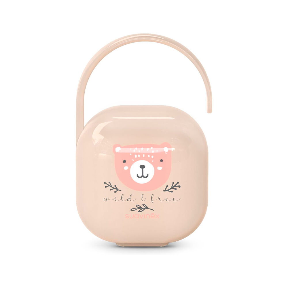Pack Chupetes Noche Y Dia + Broche + Porta Chupetes Wild Rosa 6-18m image number 6.0