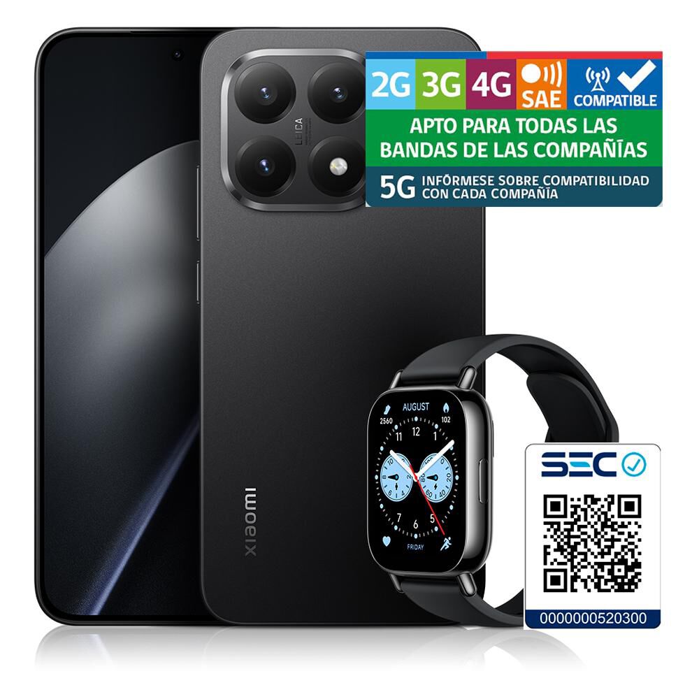 Smartphone Xiaomi 15T / 5G / 512 GB / Black / Liberado + Watch 5 Lite image number 4.0