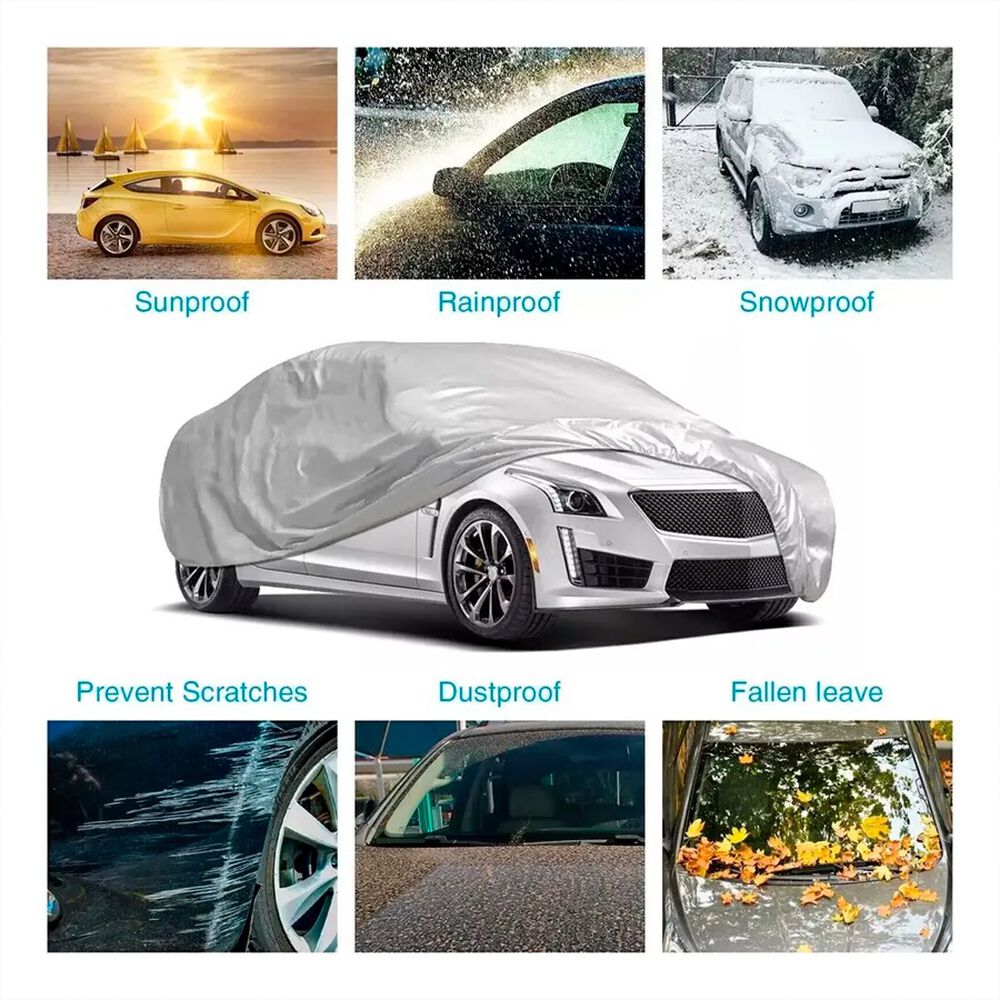 Cobertor Para Auto Protección Sol Lluvia Y Suciedad Talla L image number 4.0