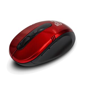 Klip Xtreme Vector Mouse Óptico Inalámbrico Rojo