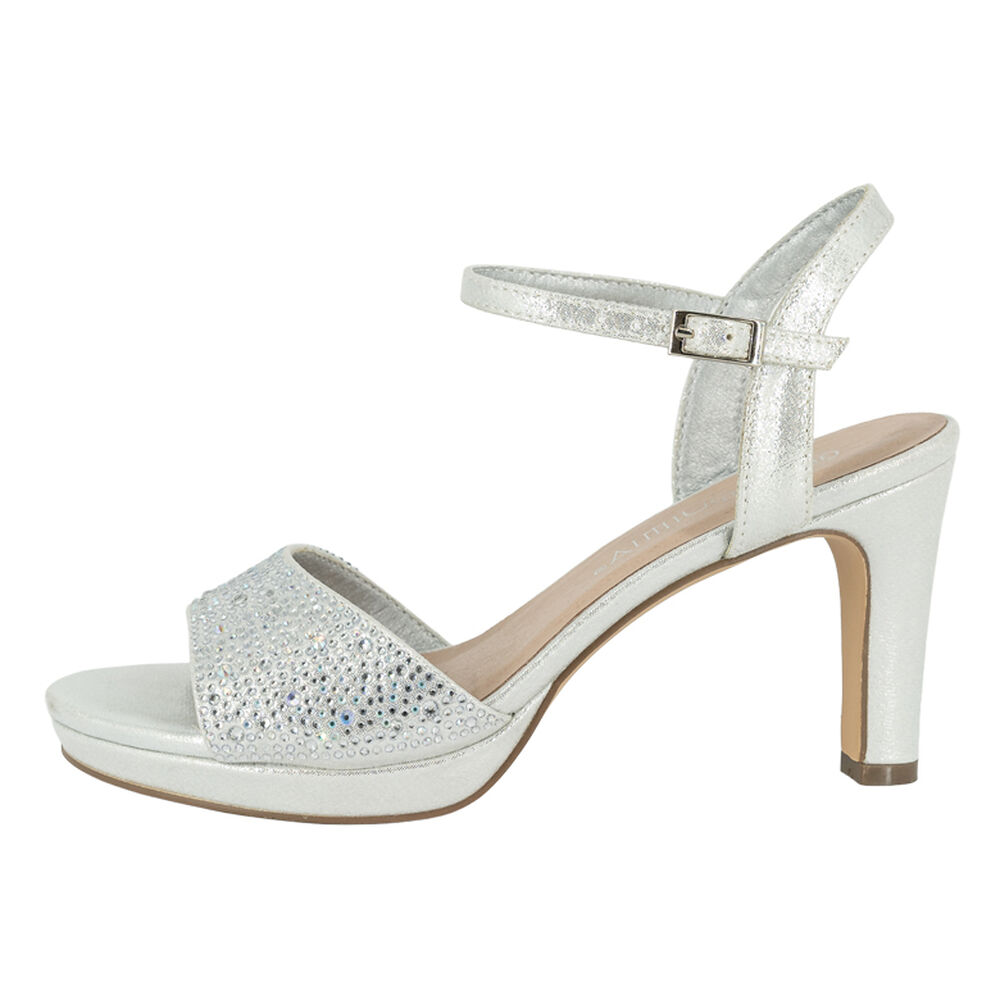 Sandalia De Vestir Aris Plateado Alquimia image number 1.0