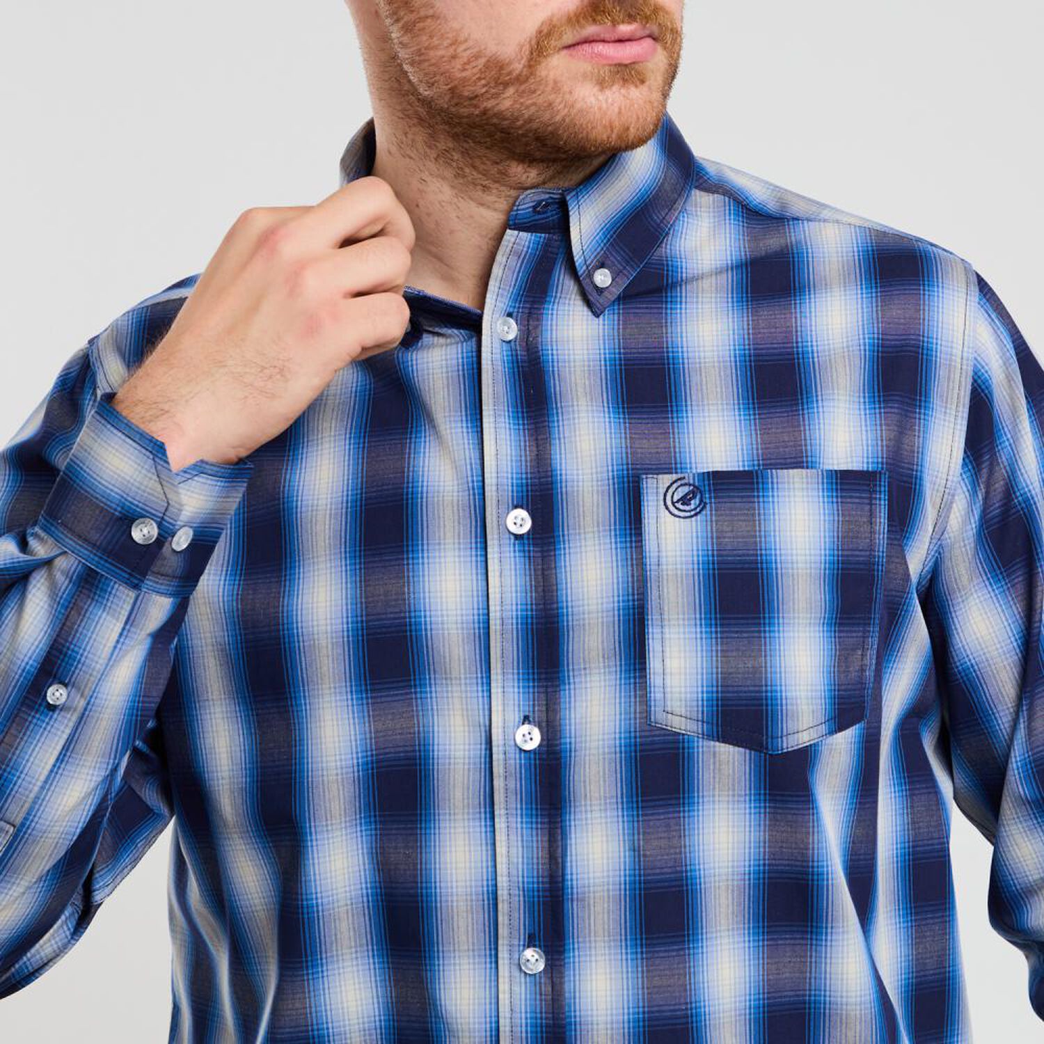 Camisa Cuadrille Regular Manga Larga Hombre Peroe image number 4.0