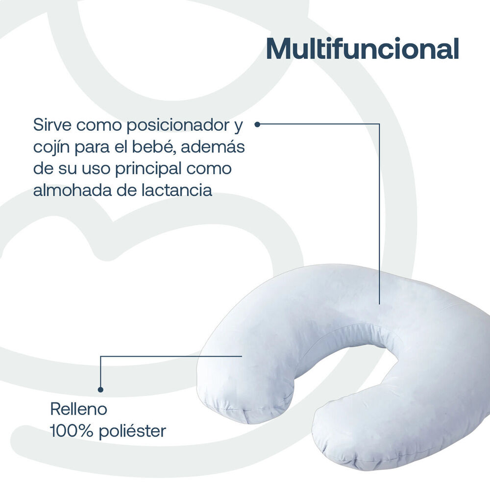 Almohada Lactancia Azul Bebesit image number 4.0