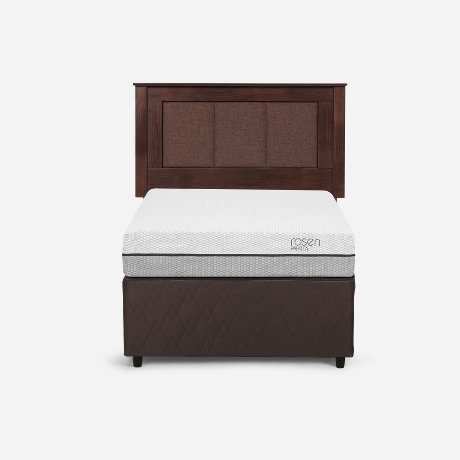 Cama Nido Rosen Pratta / 1.5 Plazas / Base Normal + Respaldo Rachel image number 1.0
