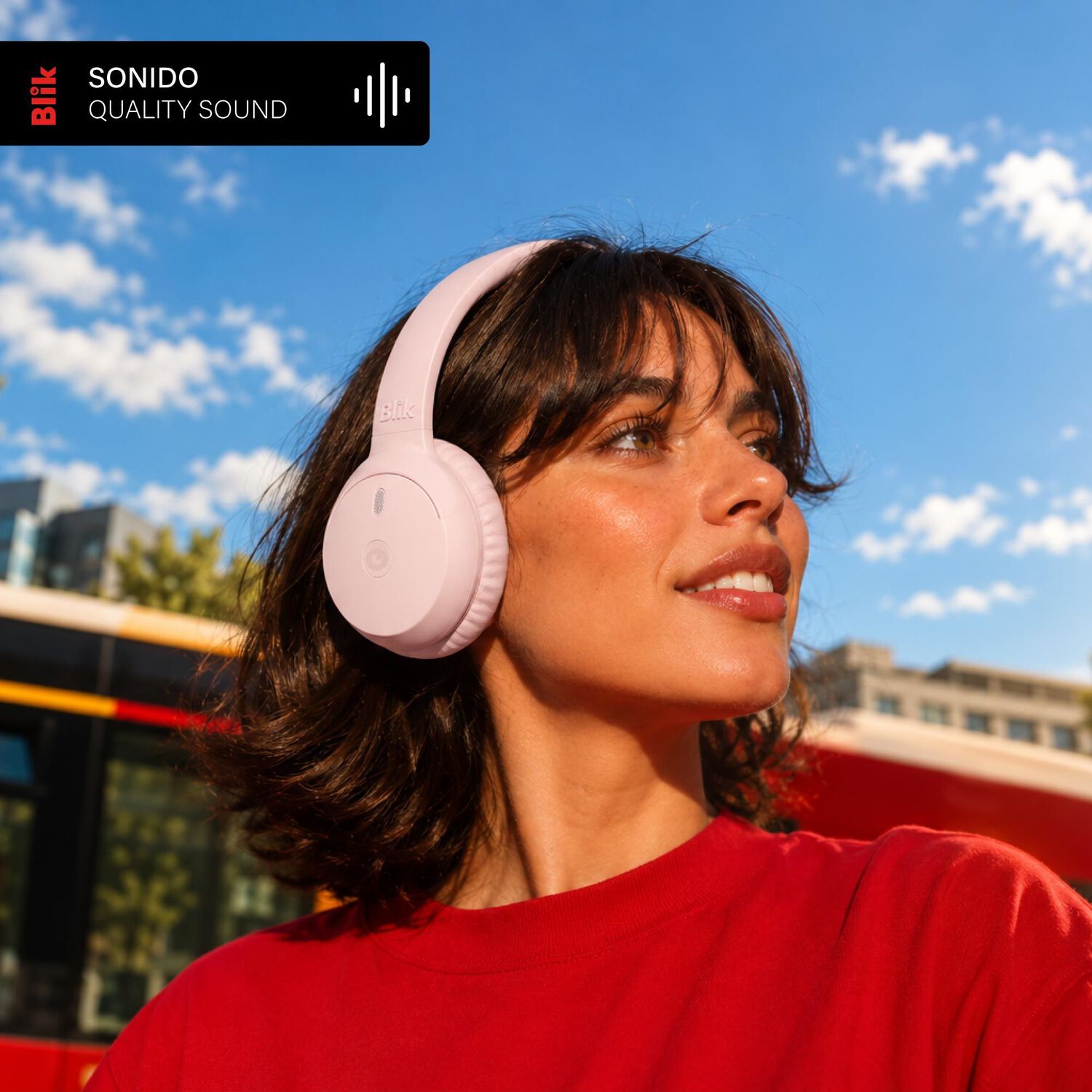 Aud&iacute;fonos Bluetooth Blik SOUL250-PK image number 2.0