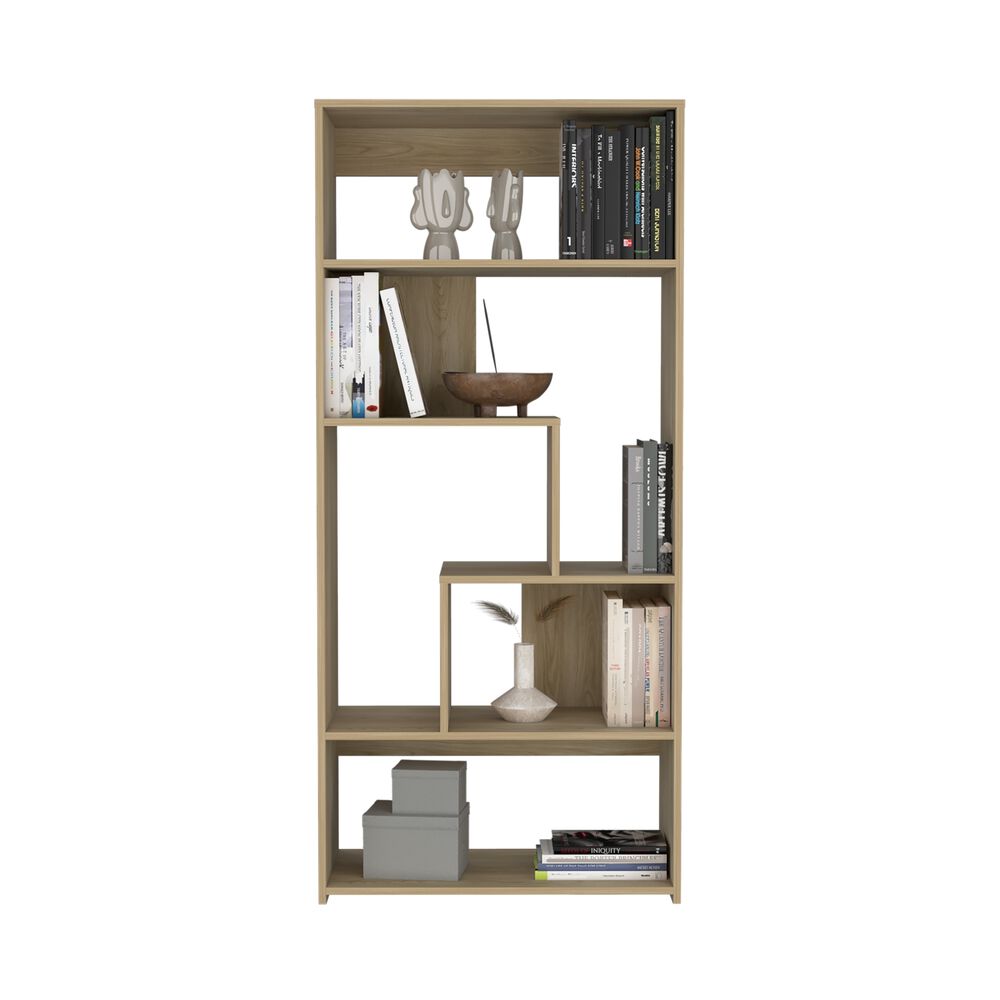 Biblioteca Estante 160x73x35 Cm Café Claro image number 2.0