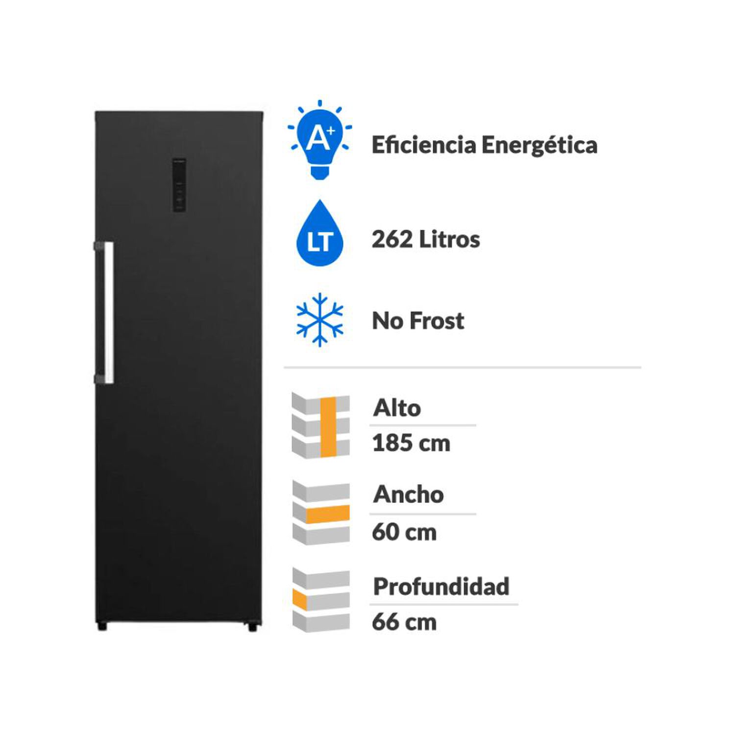 Freezer Vertical Fdv FN1-34 / No Frost / A+ image number 1.0