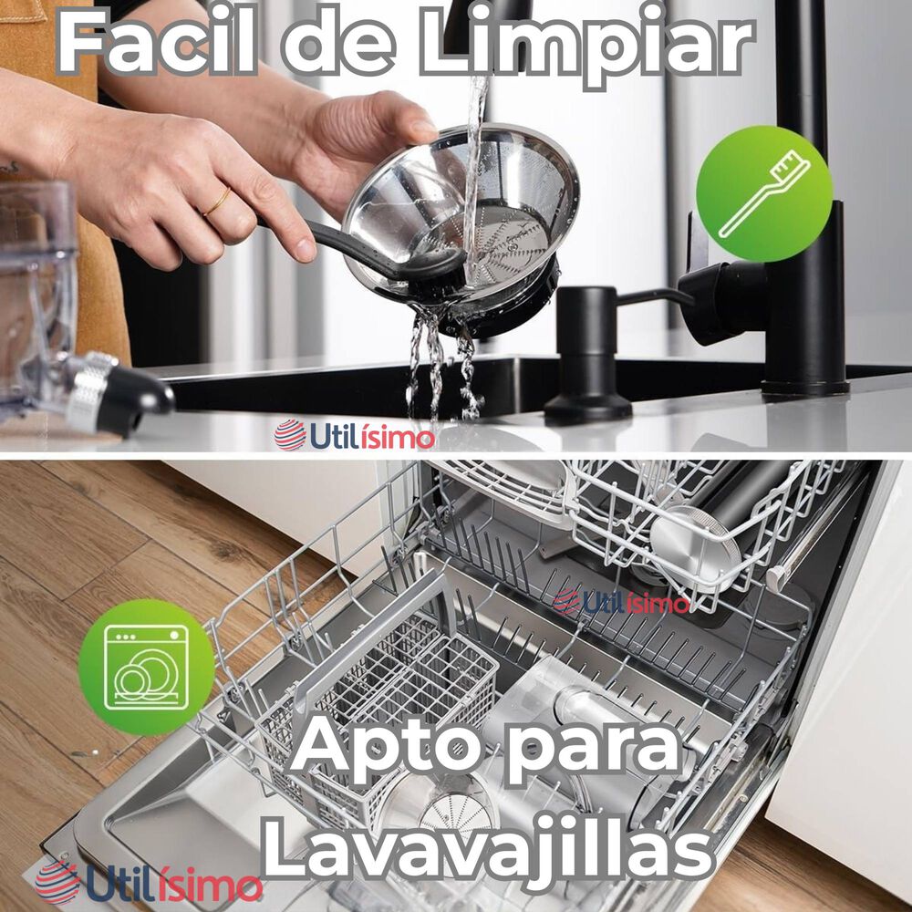 Extractor Exprimidor De Jugos Eléctrico 1000w De Potencia Frutas Y Verduras image number 9.0
