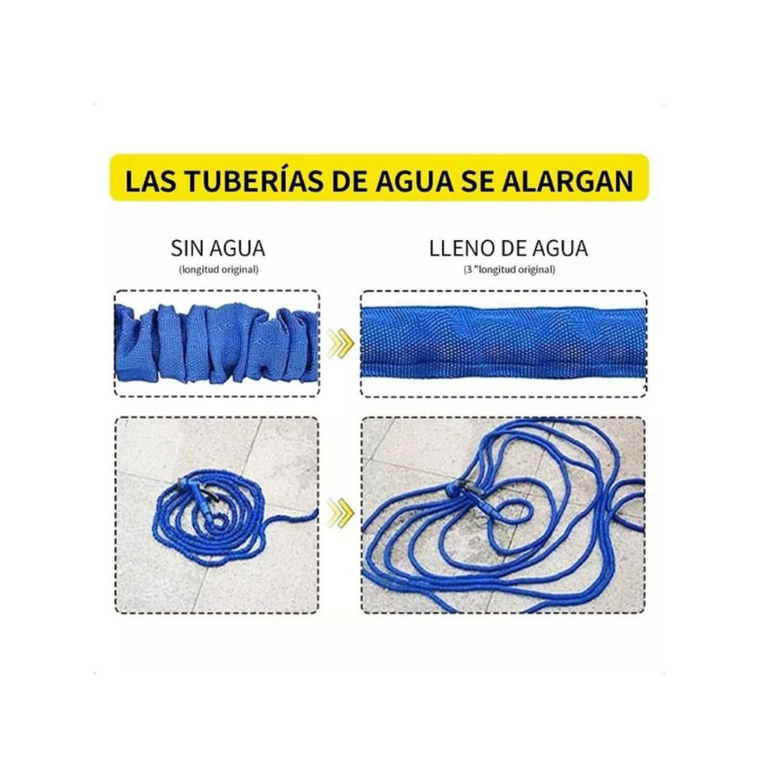 Manguera Expandible 15 Metros Con Aspersor De Riego image number 3.0