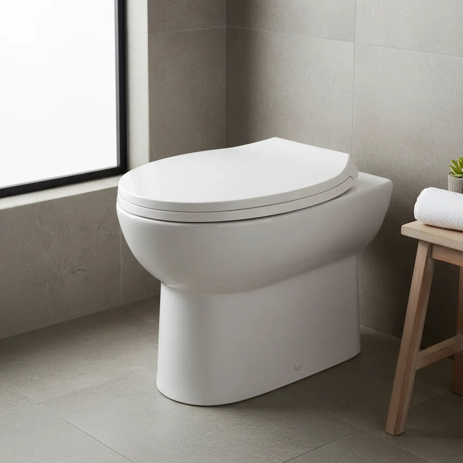 Asiento Y Tapa De Cierre Lento De Wc Fuscher Taumm Blanca image number 0.0