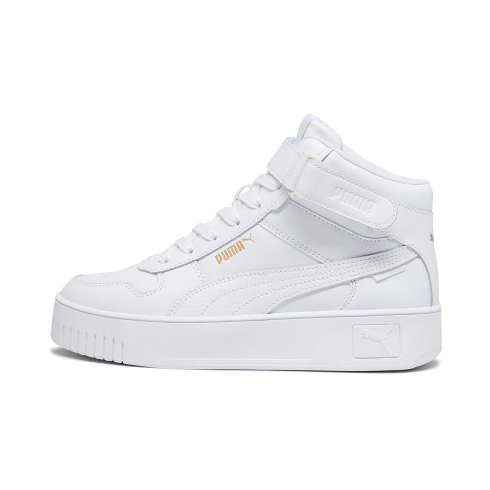 Zapatilla Urbana Mujer Puma Carina Street Mid Blanco image number 2.0