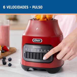 Licuadora Oster Vaso De Vidrio 6 Velocidades + Pulso Blstpegrpb