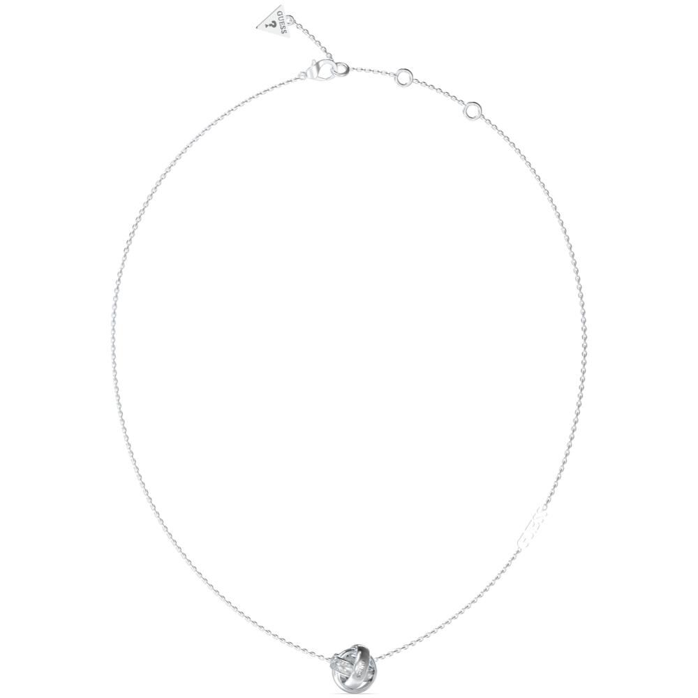 Collar Guess Plateado Mujer Jubn04068jwrht-u image number 0.0
