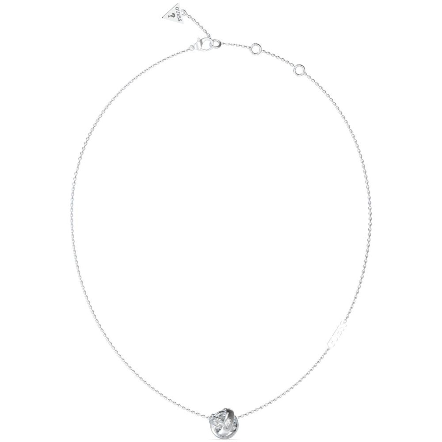 Collar Guess Plateado Mujer Jubn04068jwrht-u image number 2.0