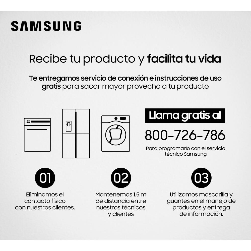 Lavadora Secadora Samsung WF25B9600KV/ZS + DV17B9750CV/ZS + SKK-ALV/SA / 17 Kg image number 6.0