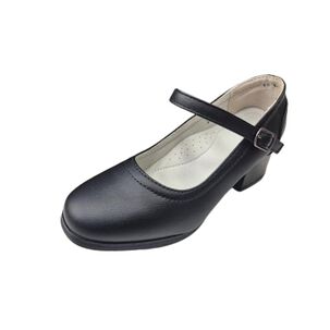 Zapato De Cueca Con Taco Negro