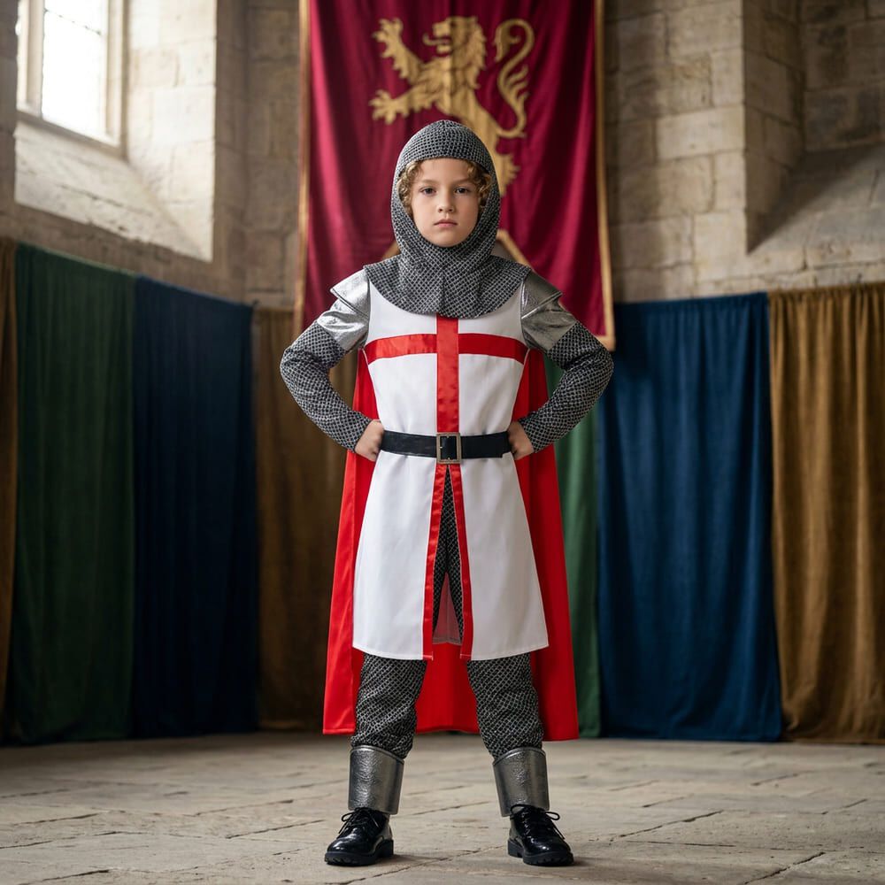 Disfraz Infantil Caballero Templario Edad Media image number 0.0