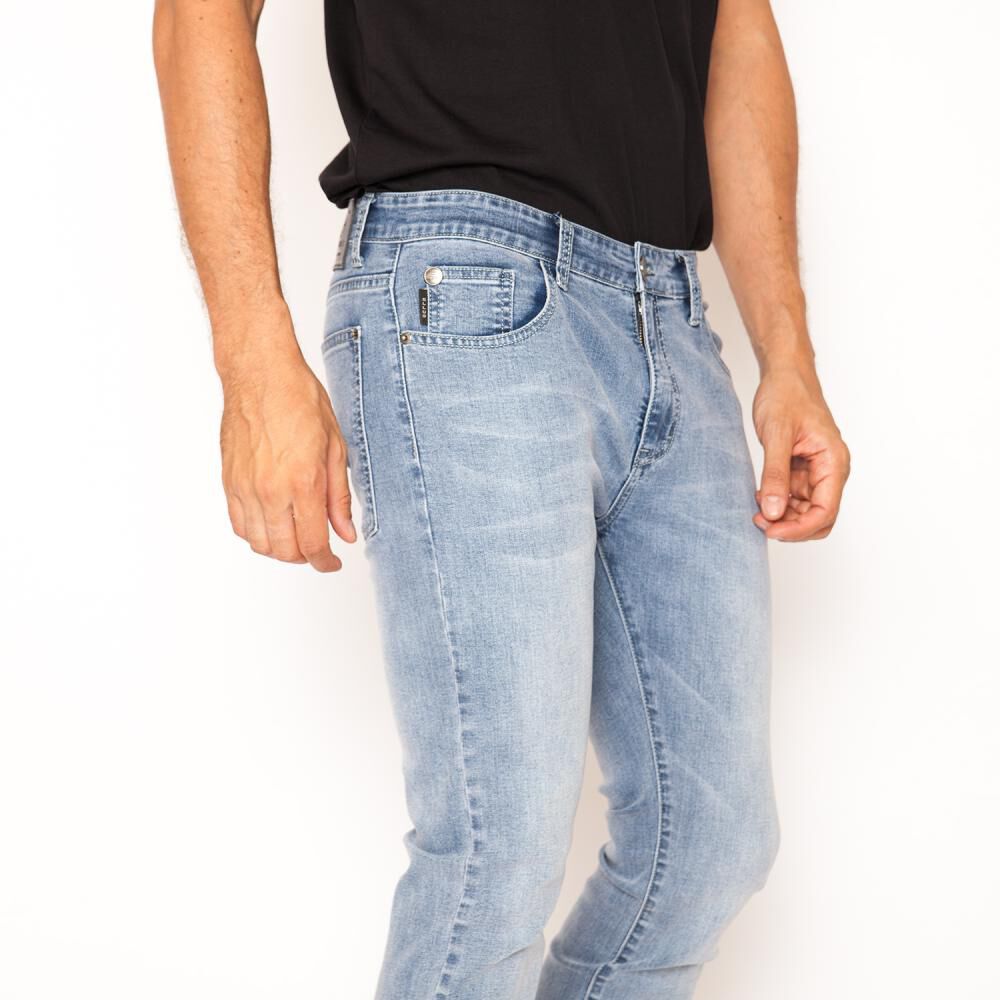 Jeans Tiro Medio Skinny Hombre Ellus image number 2.0