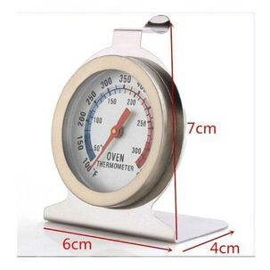Termómetro Horno Preciso Plateado Para Cocción Ideal
