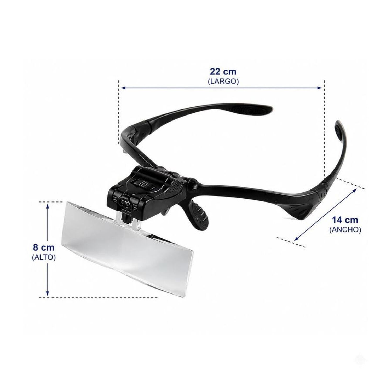 Lente Lupa Cintillo Ajustable Con Luz Led Precision image number 1.0