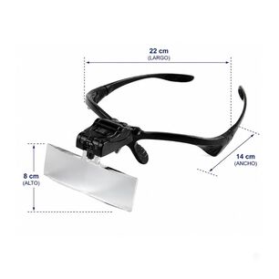 Lente Lupa Cintillo Ajustable Con Luz Led Precision