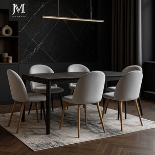Silla De Comedor N&oacute;rdica Gris