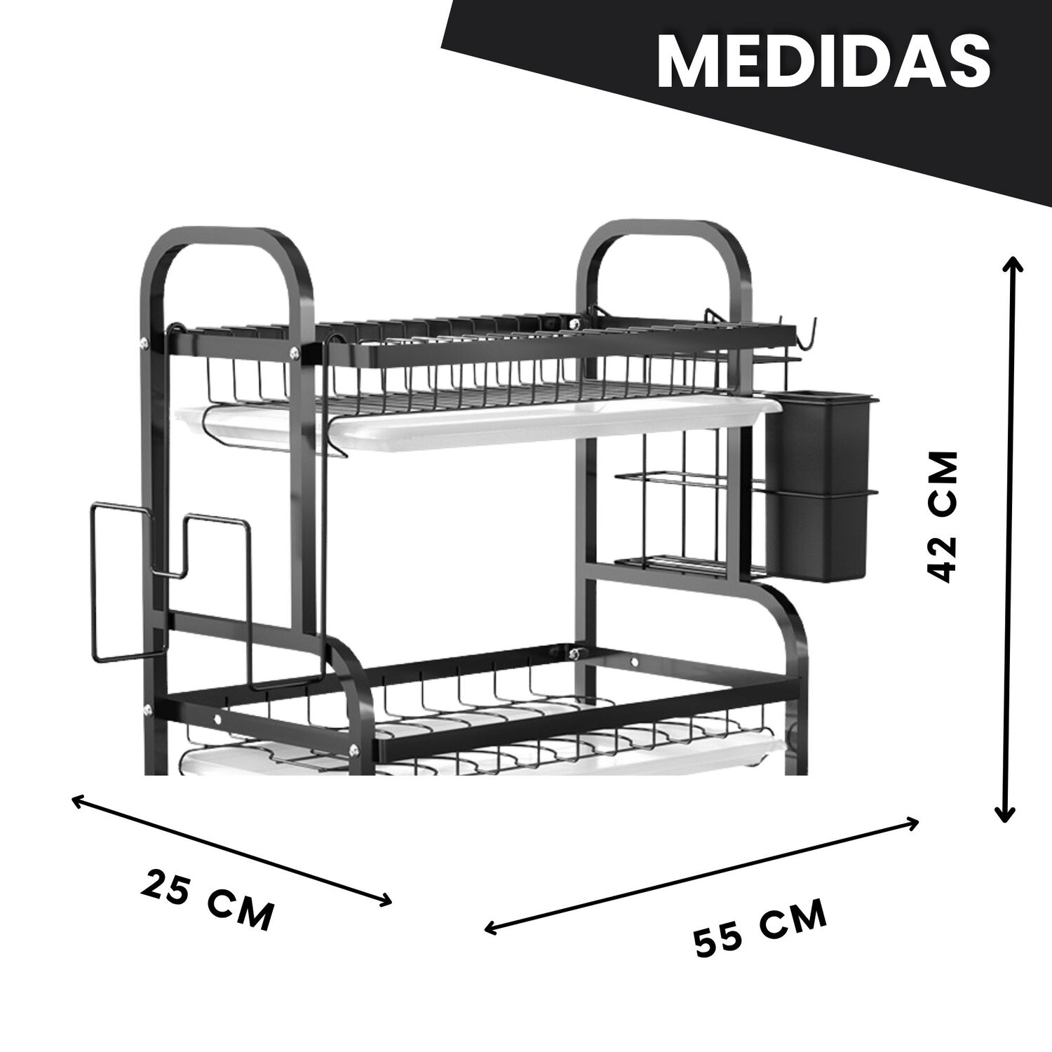 Secaplatos Escurridor Acero Inoxidable image number 1.0