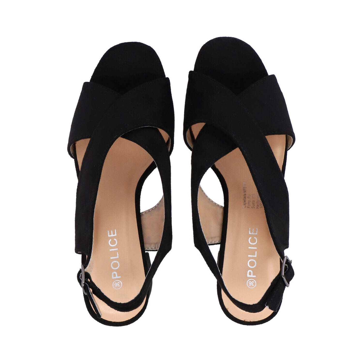 Zapato Mujer Negro Lucy Police image number 2.0