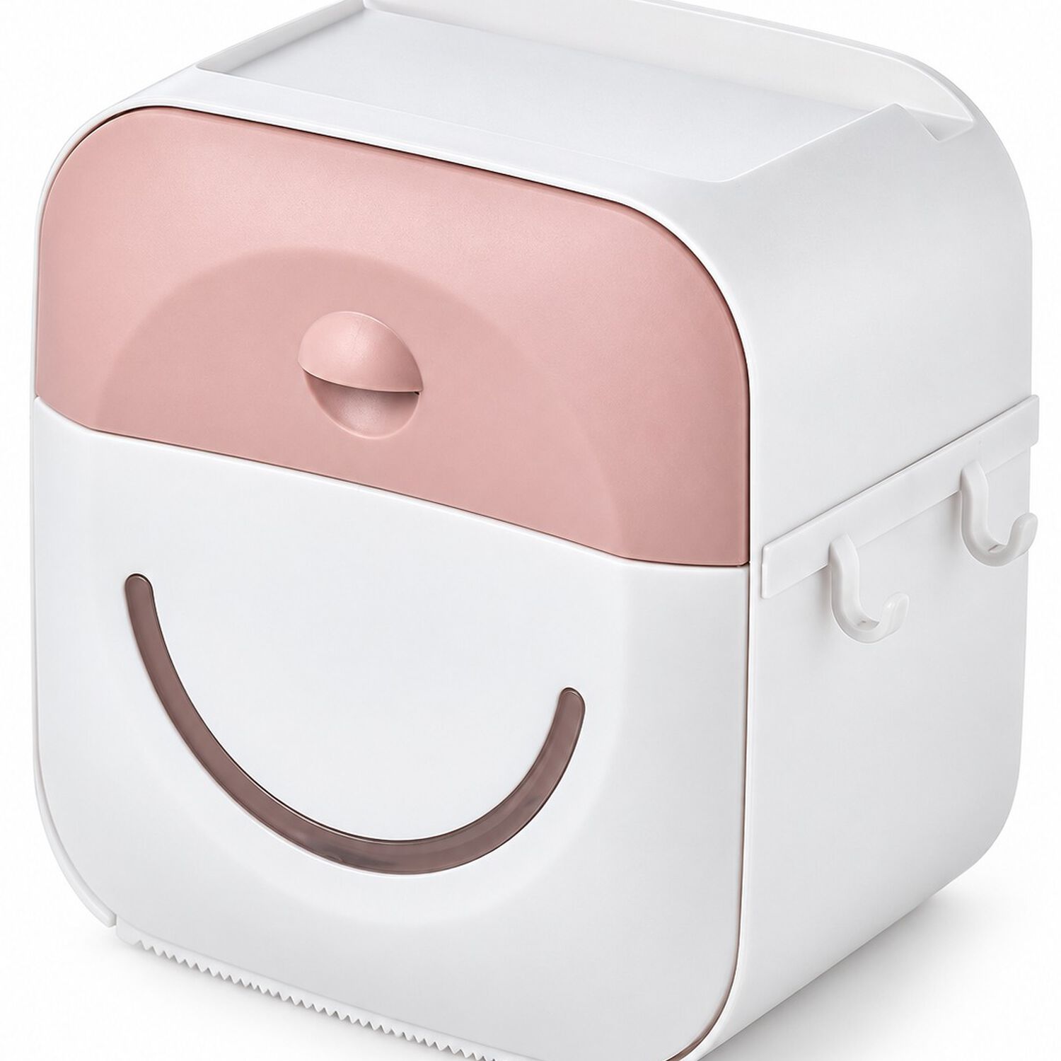 Dispensador De Confort Porta Papel Higi&eacute;nico Con Caj&oacute;n Superior Y Soporte Para Rollo Rosa image number 6.0