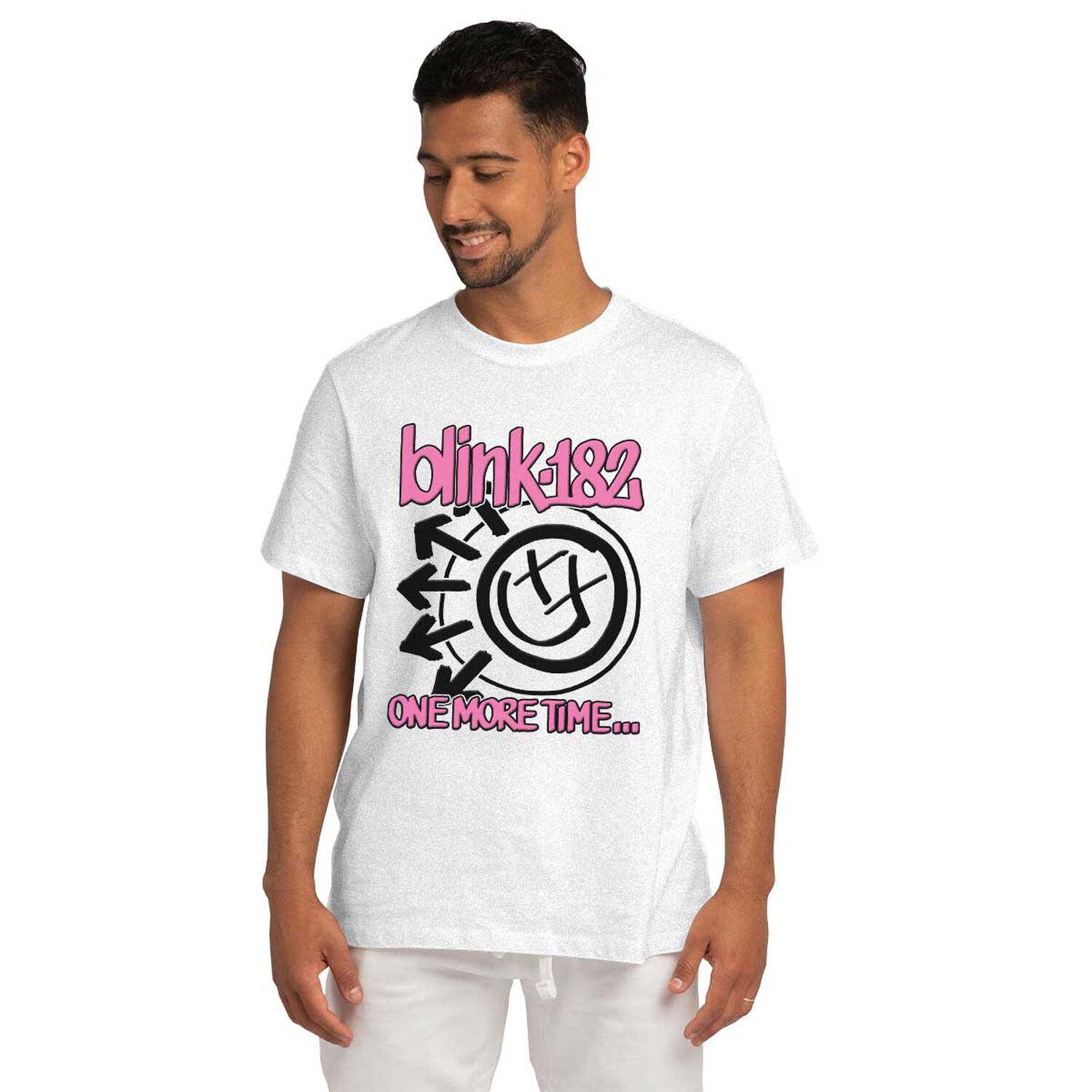 Polera Blink 182 One More Time Relieve Fucsia image number 1.0