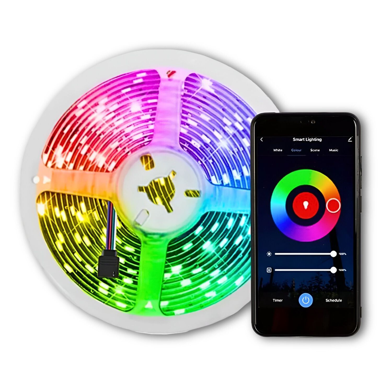 Tira De Luces Led Full Rgb Smart Home Wifi 5m Google/alexa image number 0.0