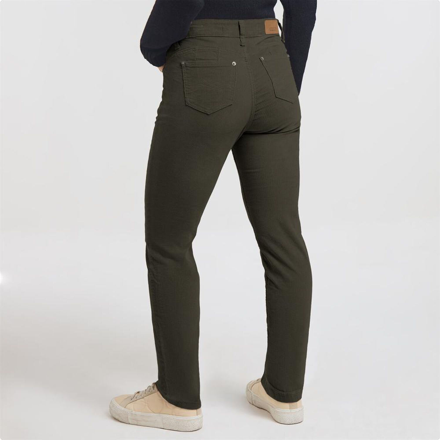 Pantal&oacute;n Cotel&eacute; Tiro Medio Regular Mujer Geeps image number 1.0