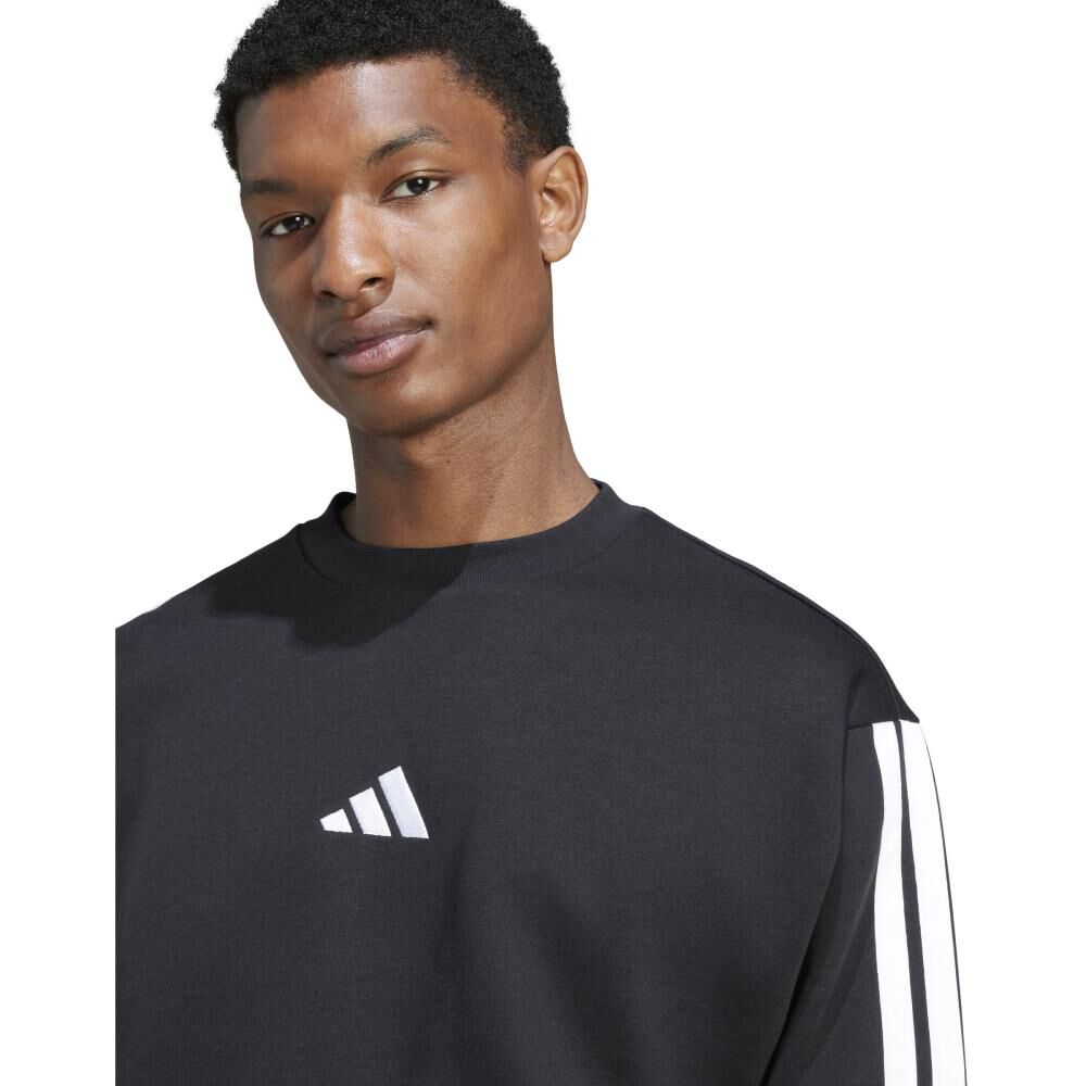 Polerón Hombre Essentials Fleece 3 Tiras Adidas image number 5.0
