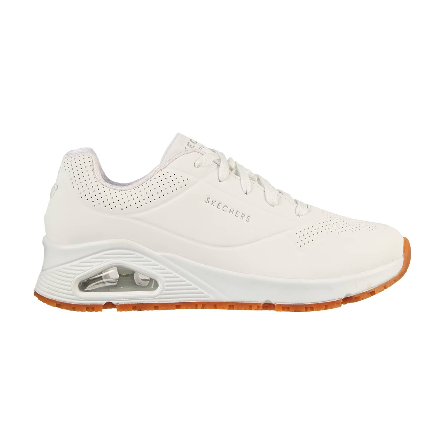 Calzado Ocupacional Skechers Uno Blanco Mujer image number 1.0