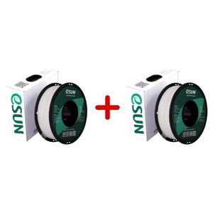 Pack 2 X Filamento Pla+ Blanco 1kg Esun