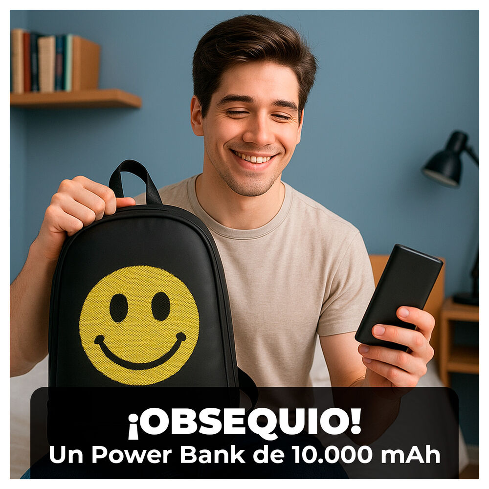 Mochila Led Personalizable Con Pantalla Animada Y Power Bank image number 1.0