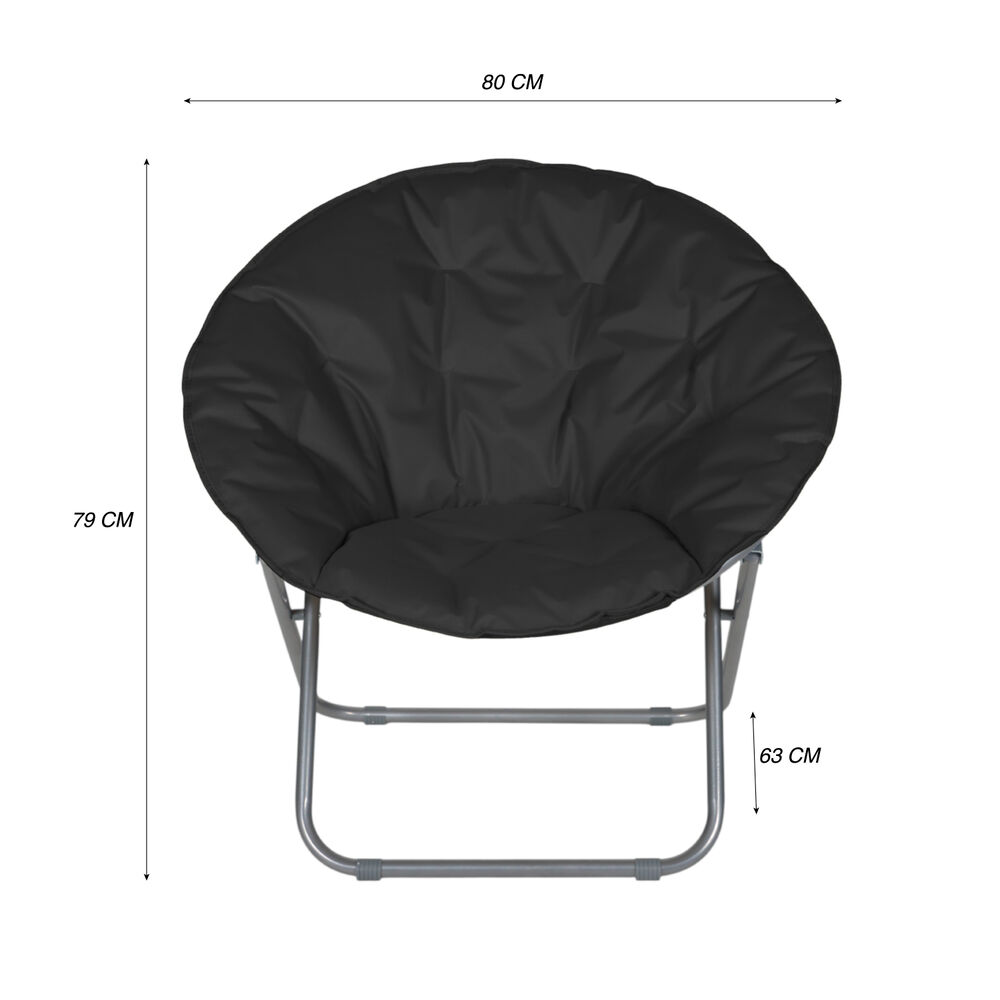 Silla Plegable Camping Maihue Negro image number 2.0