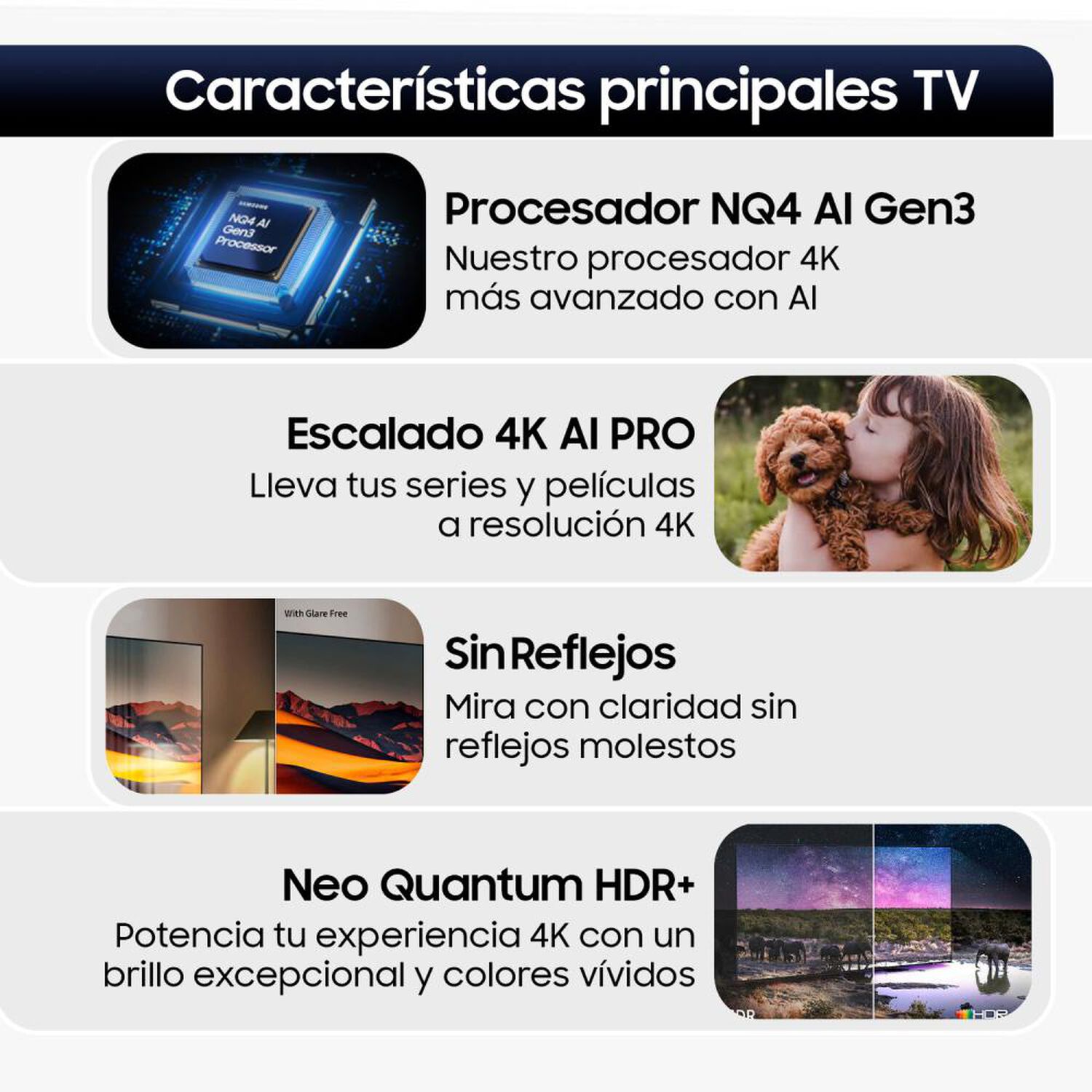 Neo Qled Mini Led 65" Samsung  QN90F Vision AI / Ultra HD 4K / Smart TV 2025 image number 2.0