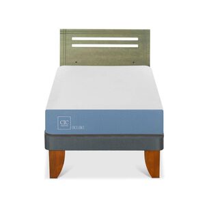 Cama Europea Cic Excellence / 1 Plaza / Base Normal + Respaldo