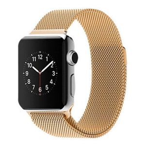 Correa Compatible con Apple Watch Magnética 42/44mm Dorada