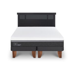 Cama Europea Cic Ortopedic Advance / King / Base Dividida + Respaldo