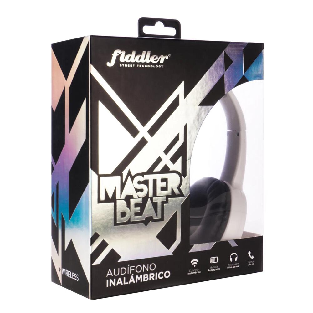 Audifonos Bluetooth Over Ear Blanco Master Beat image number 3.0