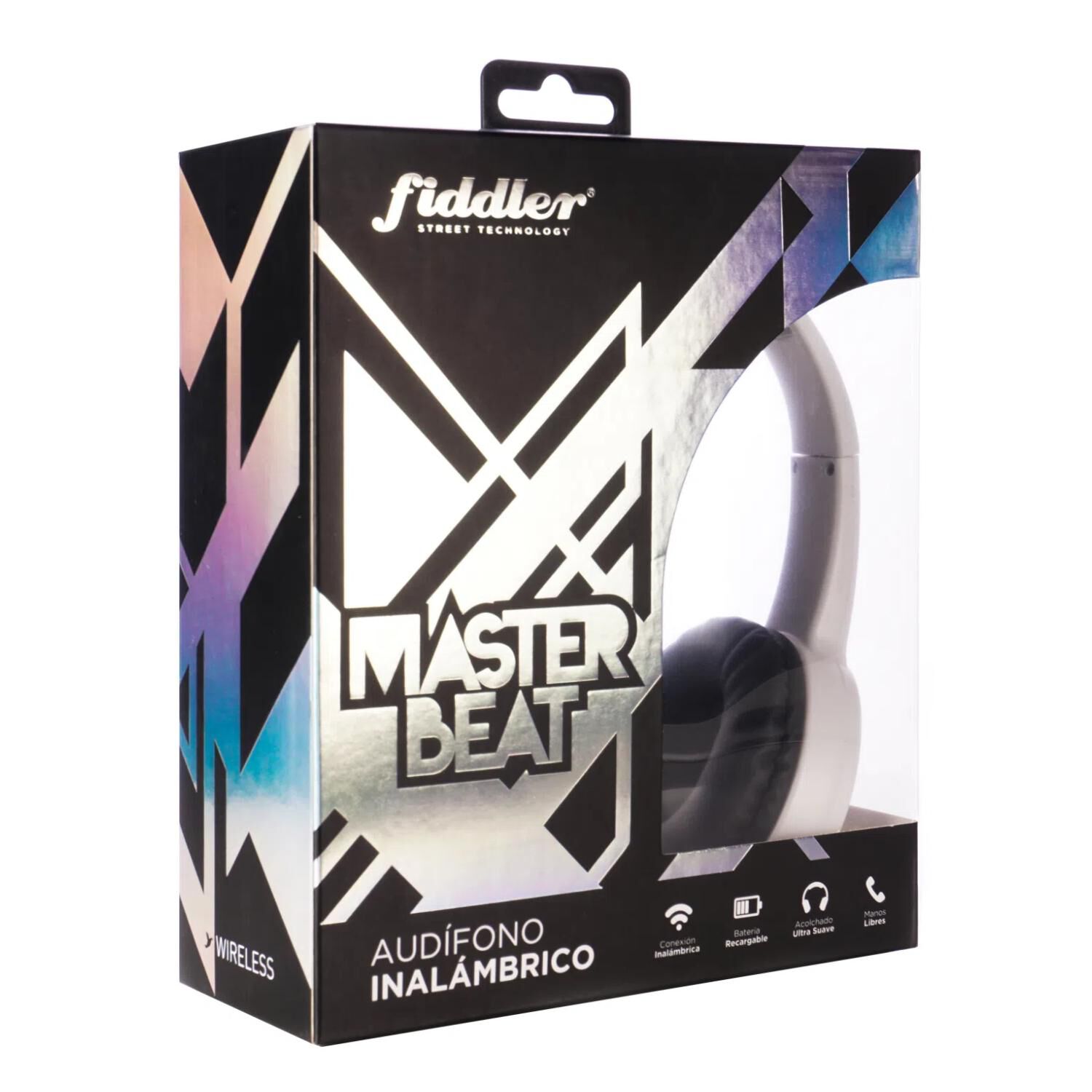 Audifonos Bluetooth Over Ear Blanco Master Beat image number 3.0