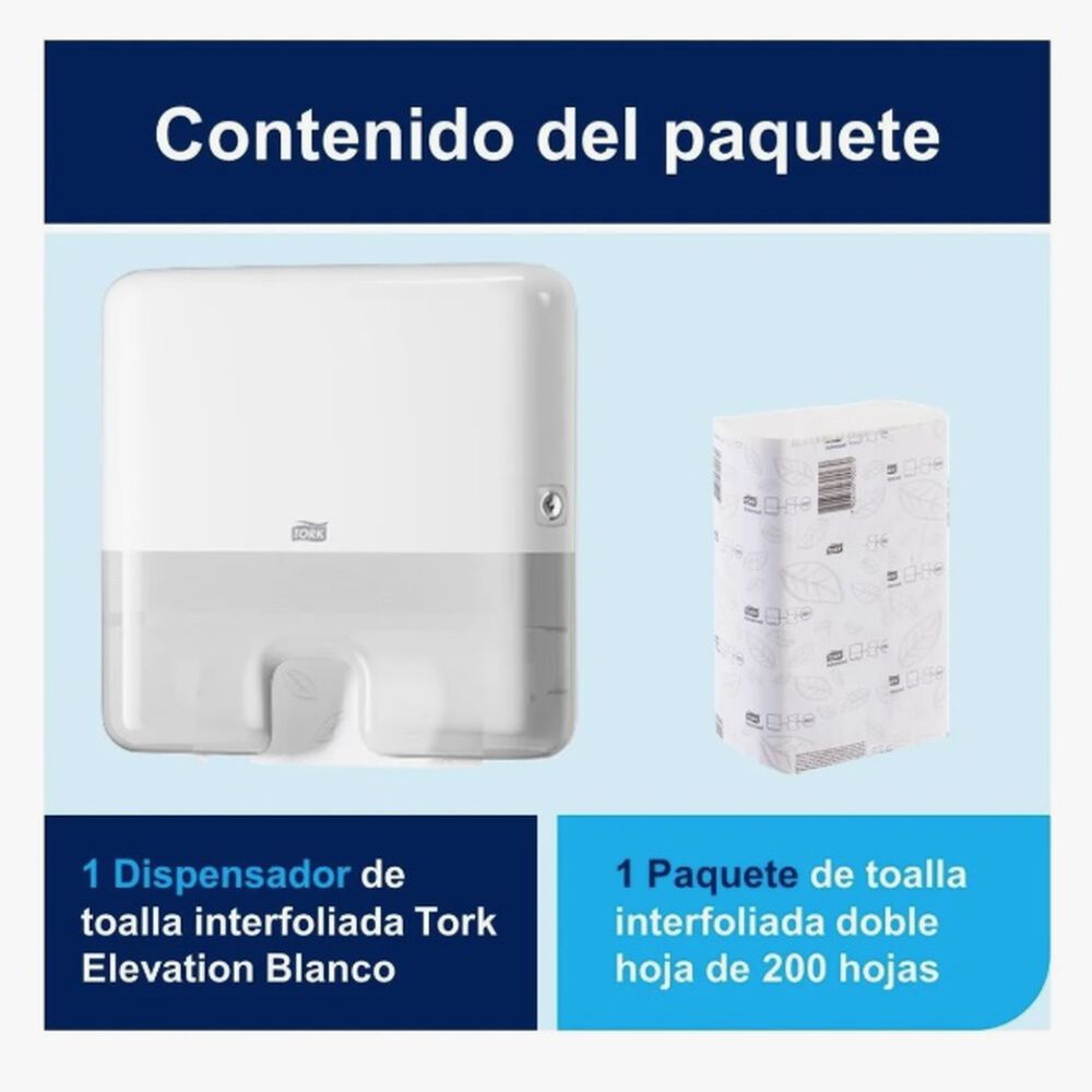 Dispensador Toalla Interfoliada + Carga image number 1.0