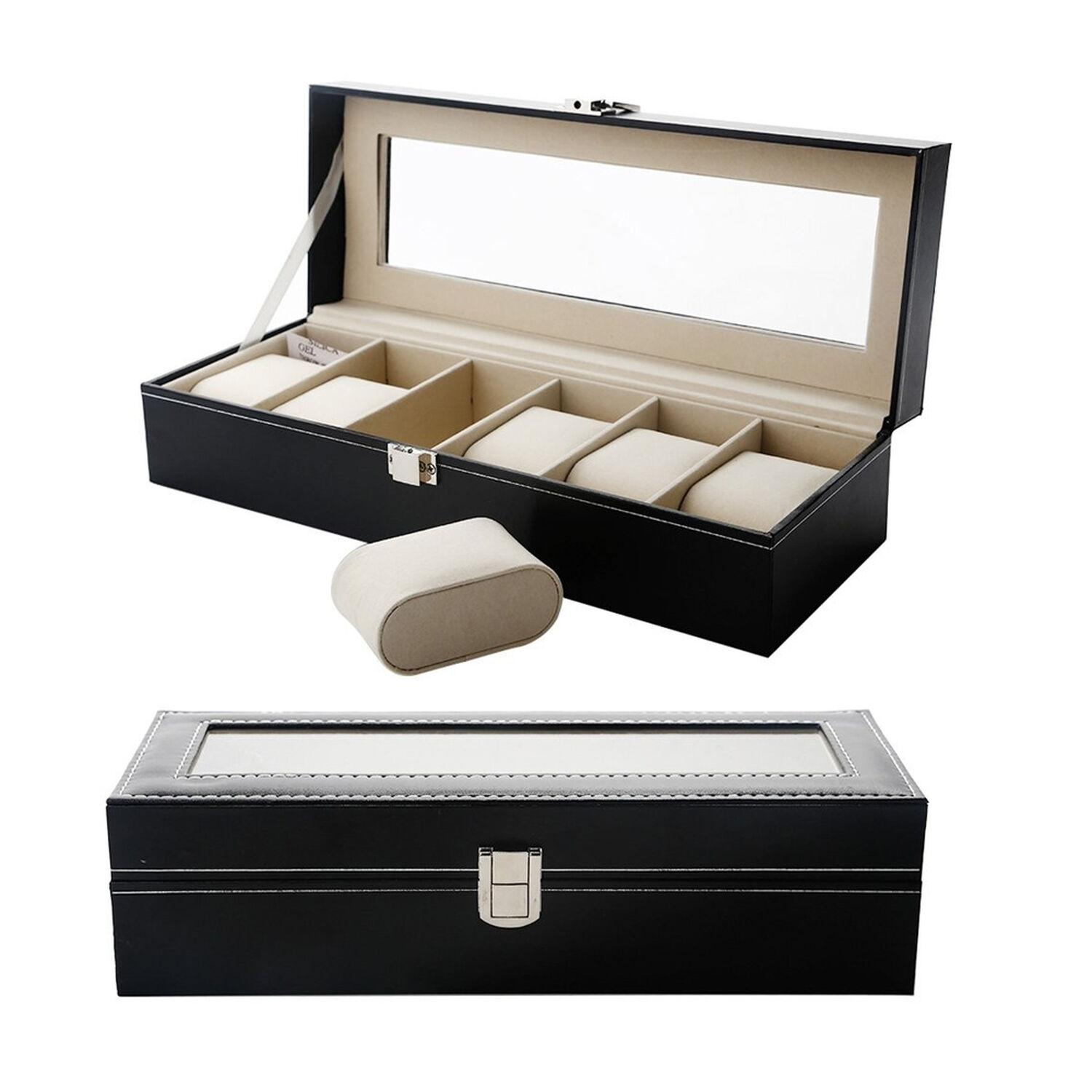 Caja Estuche Organizador De 6 Relojes De Lujo image number 1.0
